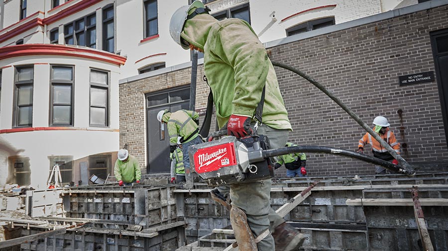 aiguille vibrante à béton sans fil MXF CVBC Milwaukee aiguille vibrante à béton sans fil MXF CVBC Milwaukee